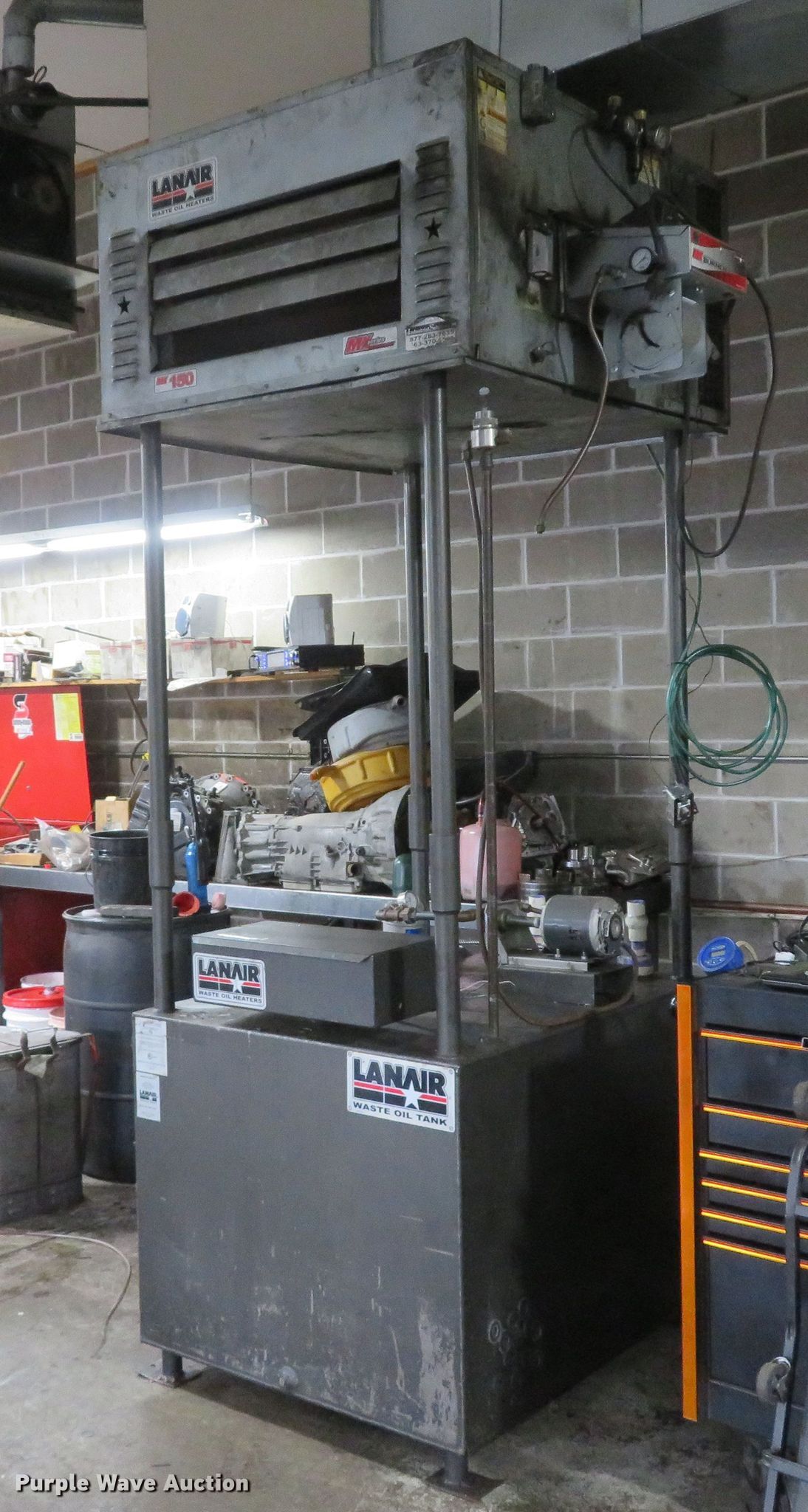 Lanair MX150 waste oil heater in Saint Peters, MO Item FB9836 sold