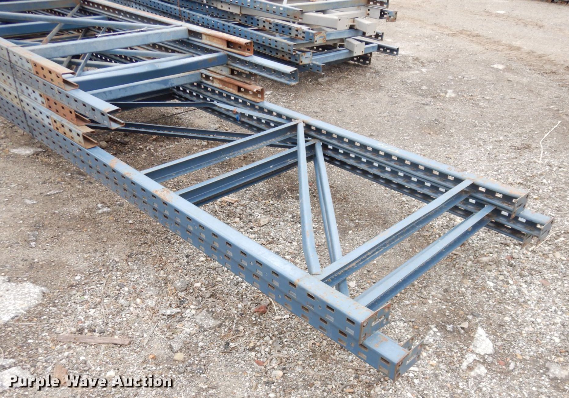 Unarco TBolt pallet racking in Lawrence, KS Item JK9020 sold
