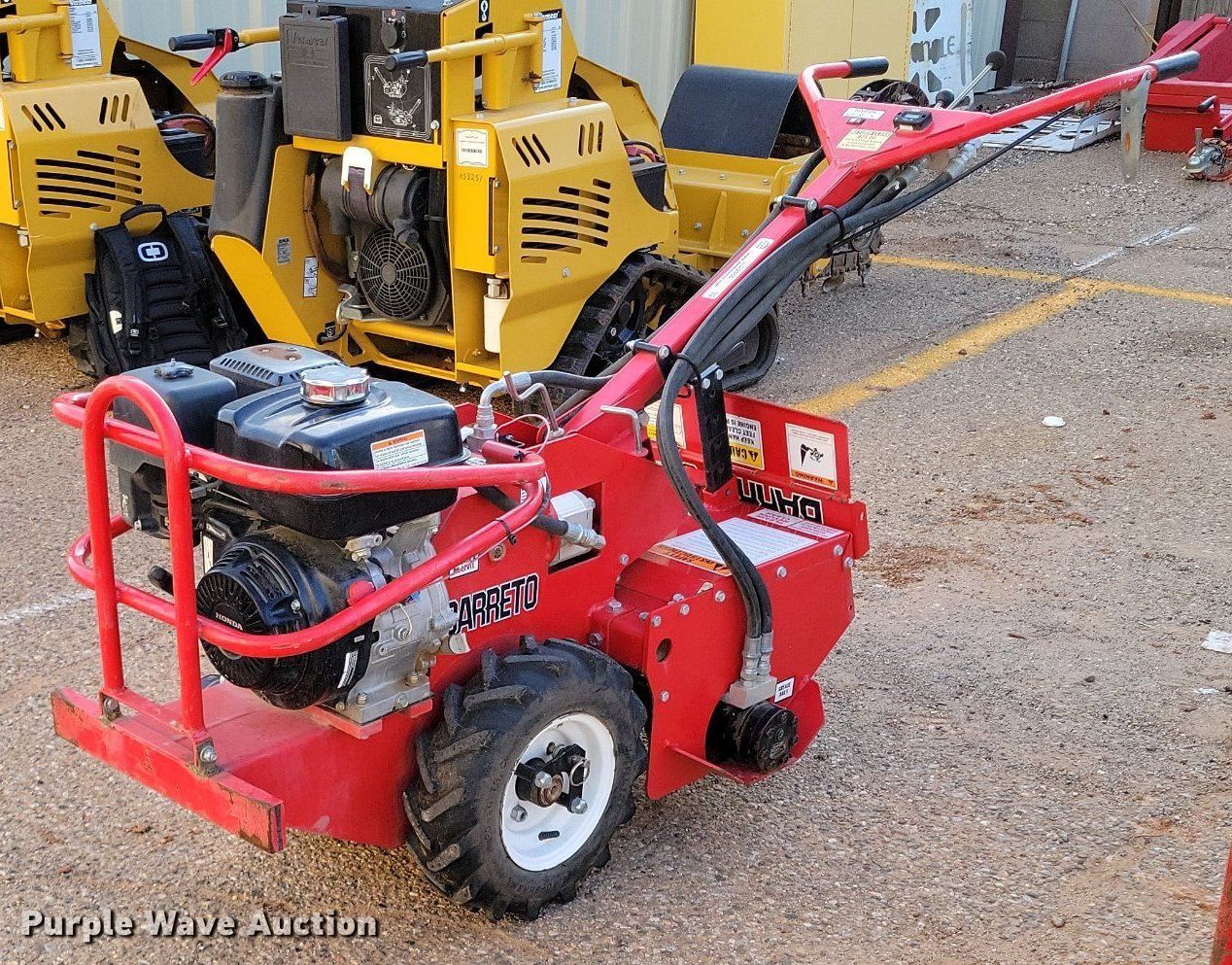 Barreto 916 rear tine tiller in Clovis, NM Item LG9386 sold Purple Wave