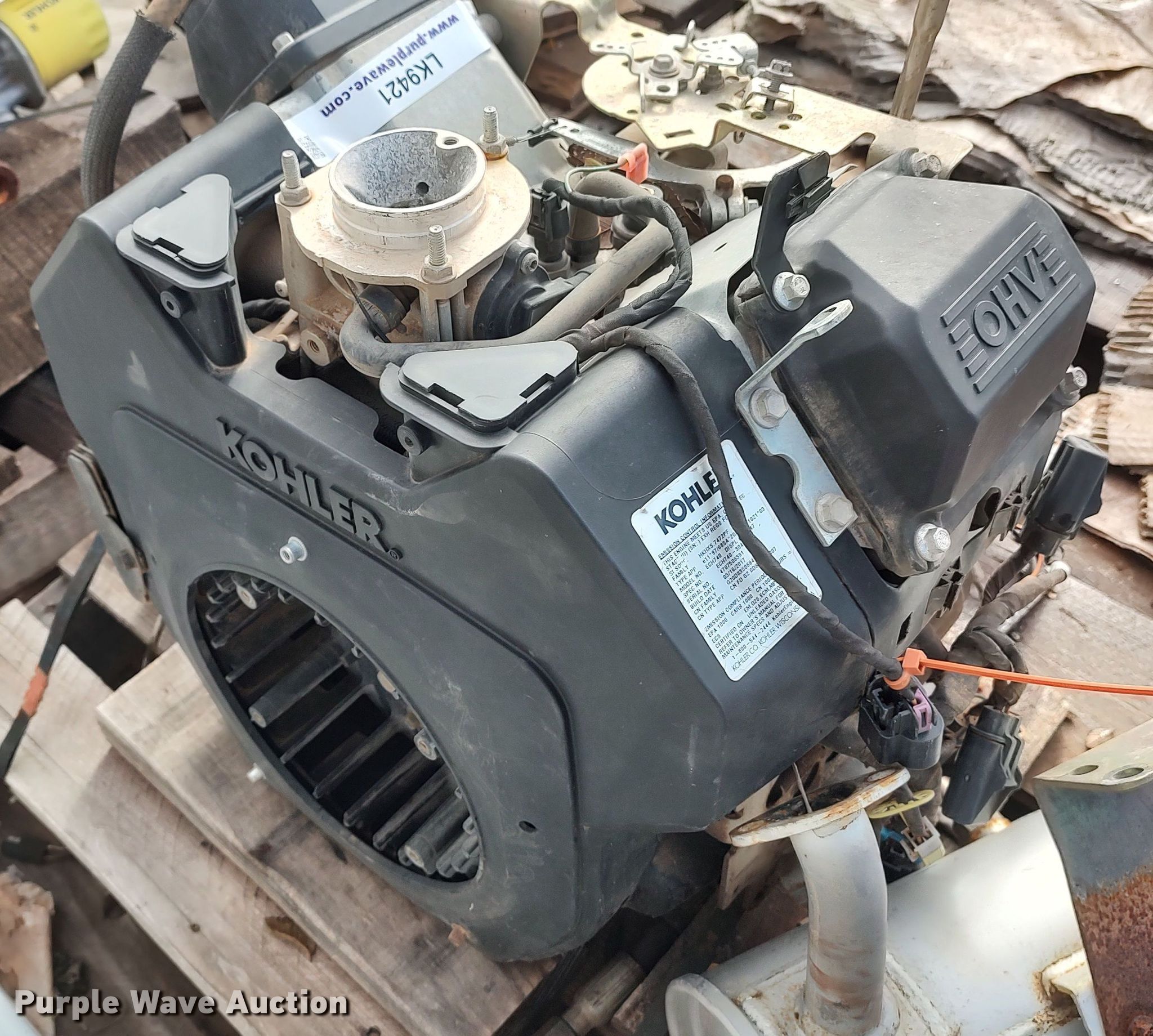 Kohler ECH740 engine in Oklahoma City, OK Item LK9421 sold Purple Wave