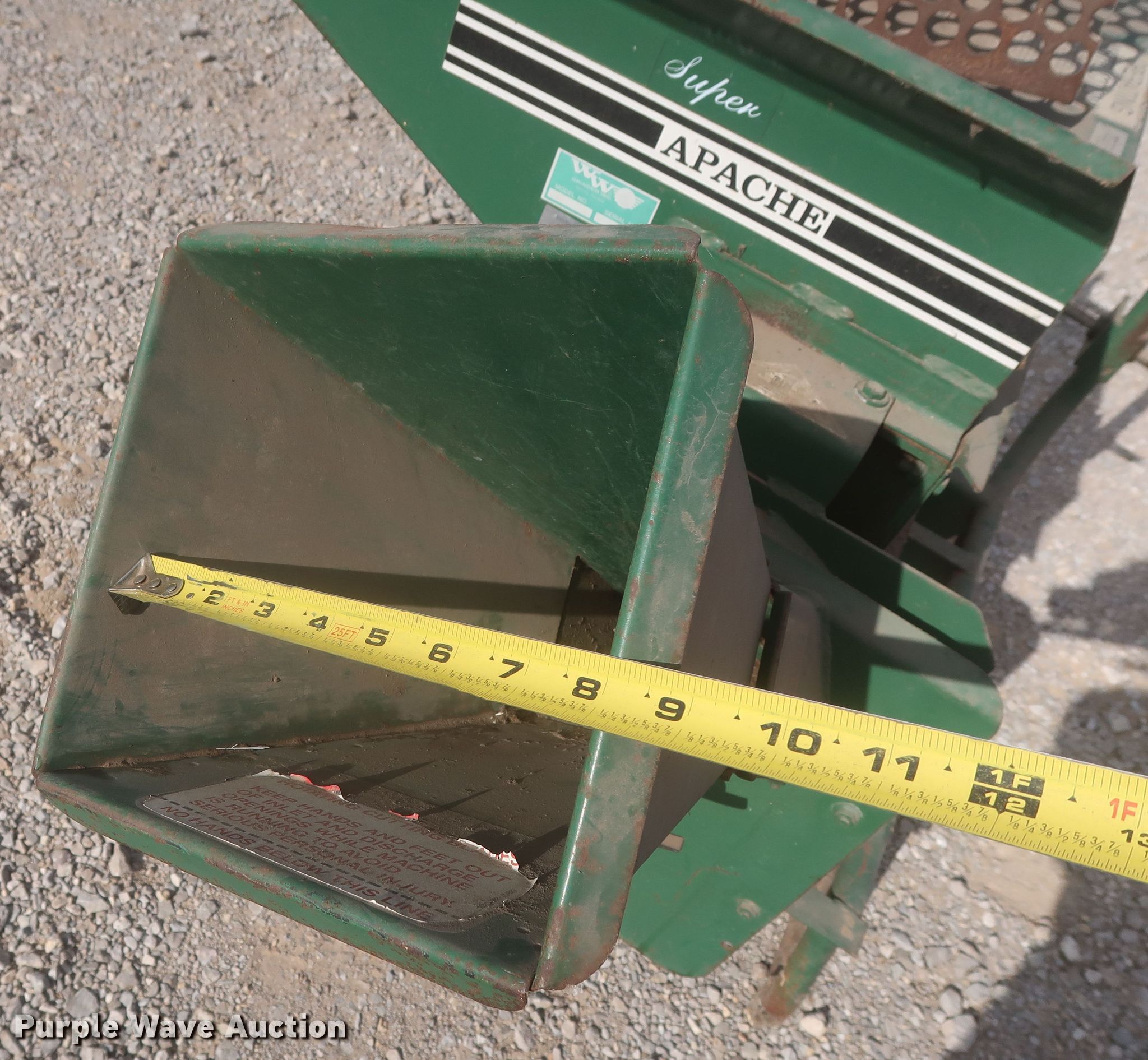 WW Grinder Super Apache 240C wood chipper in Ardmore, OK Item LP9047