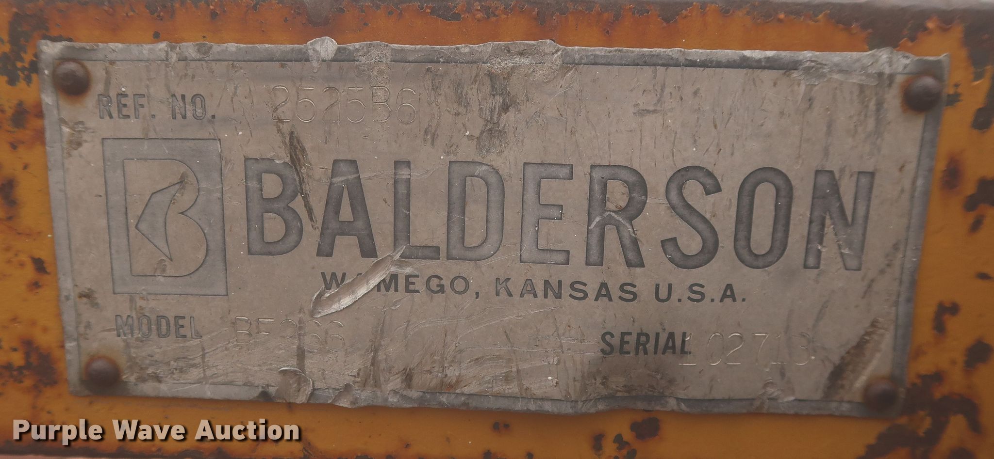 Balderson BFX66 forks in Englewood, KS Item MJ9260 sold Purple Wave