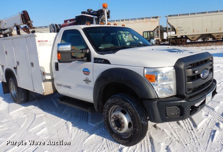 image for item AF9348 2012 Ford F550 Super Duty  utility / service truck