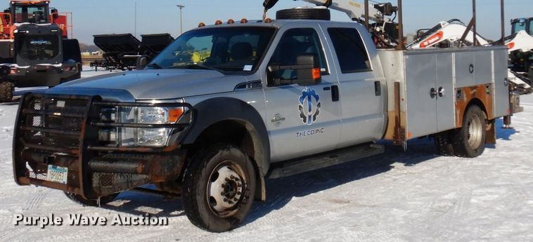 image for item AF9350 2015 Ford F550 Super Duty  Crew Cab utility / service truck