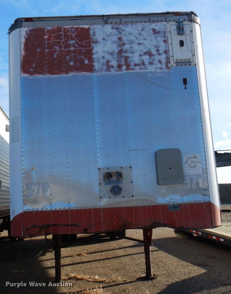 image for item AF9384 1977 Utility  dry van trailer