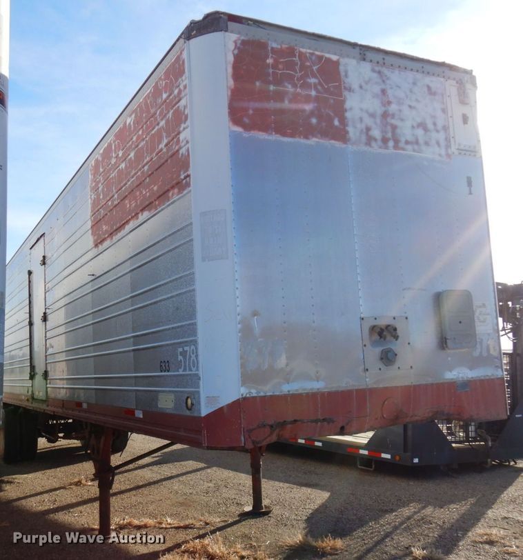 image for item AF9384 1977 Utility  dry van trailer