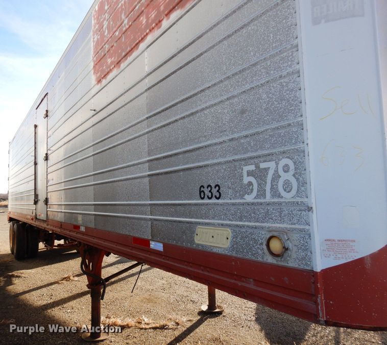 image for item AF9384 1977 Utility  dry van trailer