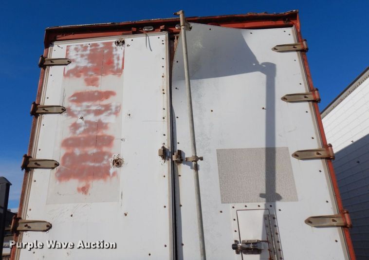 image for item AF9384 1977 Utility  dry van trailer