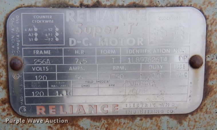 image for item AF9396 1964 Falk 8K4-02AS  winch