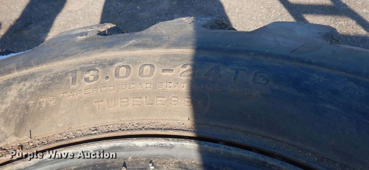 image for item AF9424 (4) 13.00-24 tires and wheels