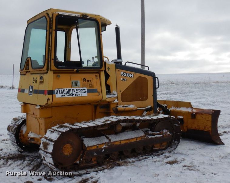 image for item AF9430 2001 John Deere 550H LGP  dozer