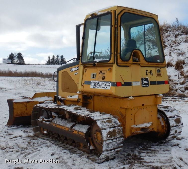 image for item AF9430 2001 John Deere 550H LGP  dozer