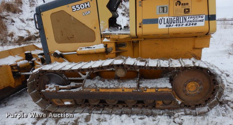 image for item AF9430 2001 John Deere 550H LGP  dozer