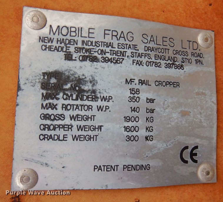 image for item AF9458 2003 Case CX290  excavator