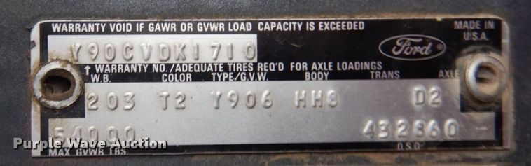 image for item AF9465 1979 Ford 9000  dump truck