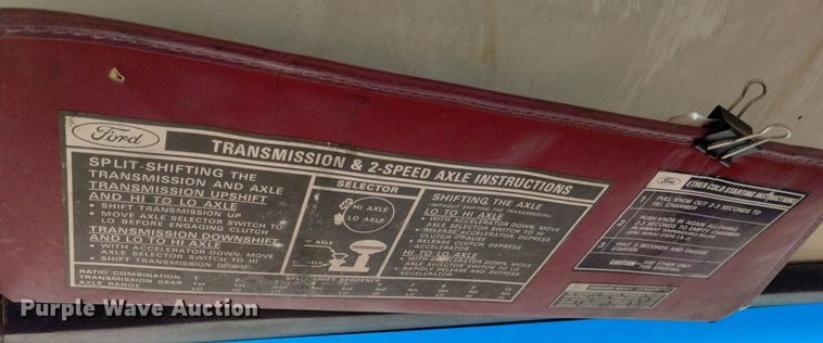 image for item DF8225 1981 Ford F800  utility / service truck with reel carrier