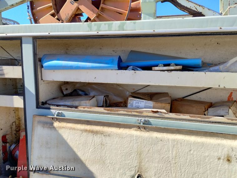 image for item DF8225 1981 Ford F800  utility / service truck with reel carrier