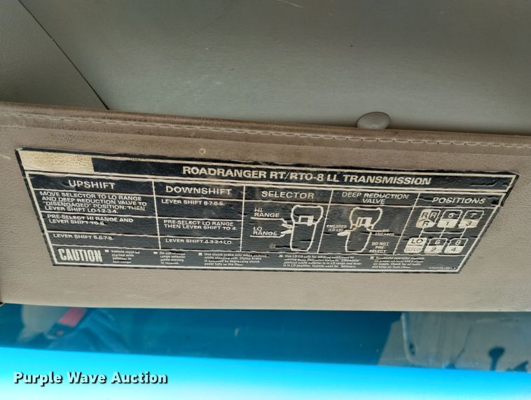 image for item DF8228 2002 Sterling L-Line  flatbed truck