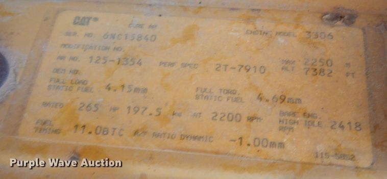 image for item DF8254 2000 Caterpillar 615C elevating scraper