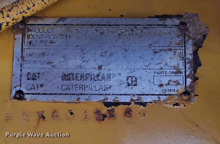 image for item DF8254 2000 Caterpillar 615C elevating scraper