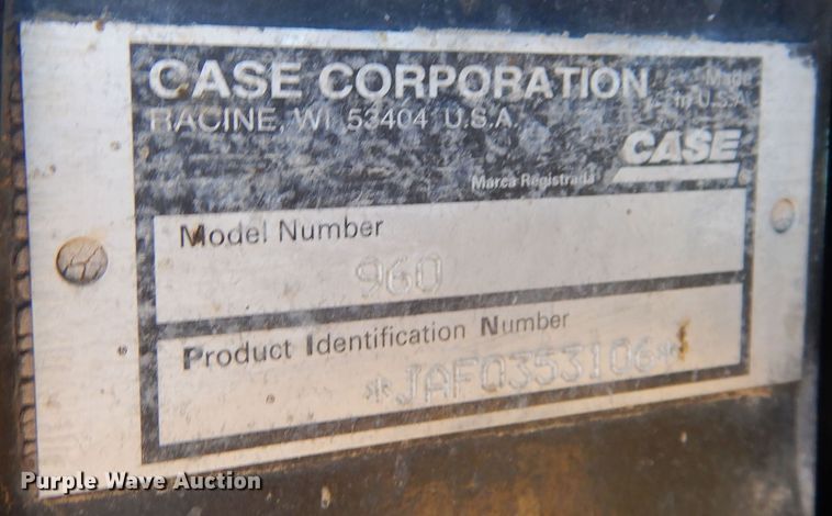 image for item DF8271 2002 Case 960  trencher