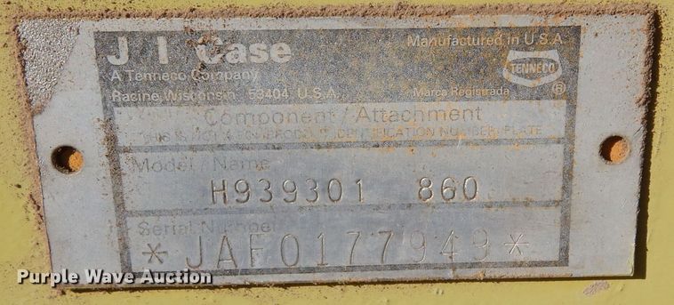 image for item DF8271 2002 Case 960  trencher