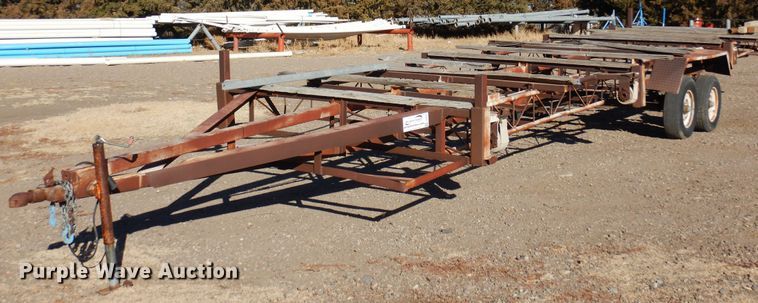 image for item DF8272 Shop built  pipe trailer
