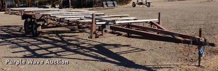 image for item DF8272 Shop built  pipe trailer