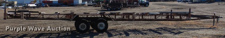image for item DF8272 Shop built  pipe trailer