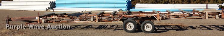 image for item DF8272 Shop built  pipe trailer