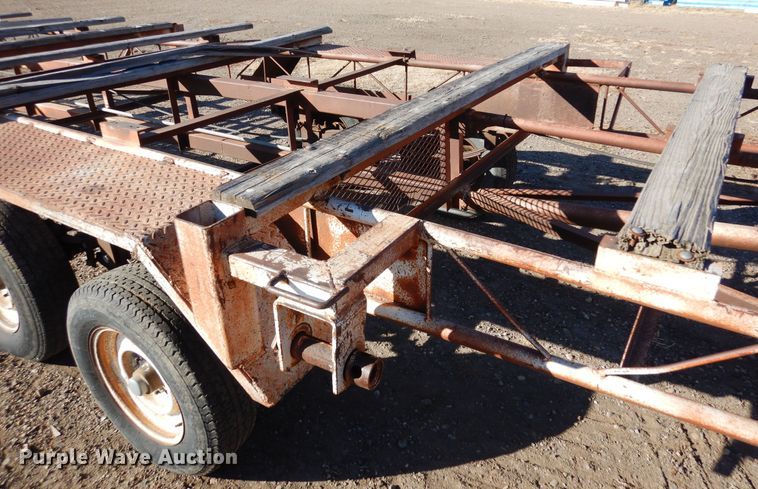 image for item DF8272 Shop built  pipe trailer