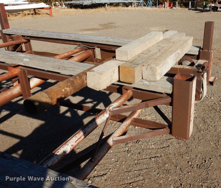 image for item DF8272 Shop built  pipe trailer