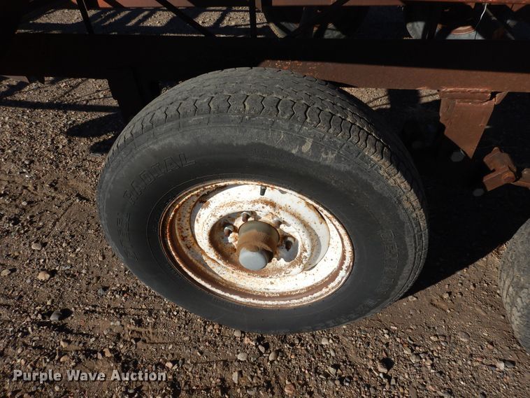 image for item DF8272 Shop built  pipe trailer