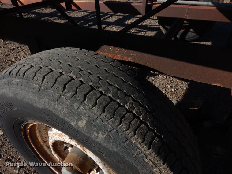 image for item DF8272 Shop built  pipe trailer