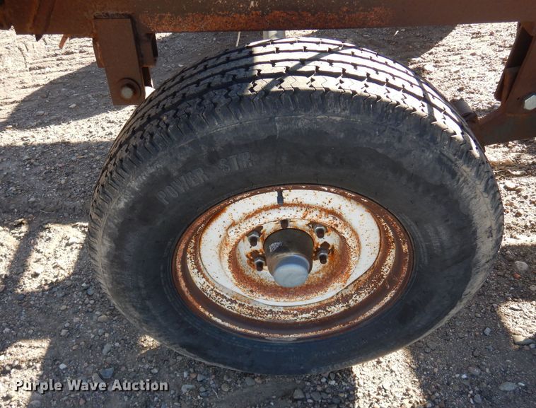 image for item DF8272 Shop built  pipe trailer