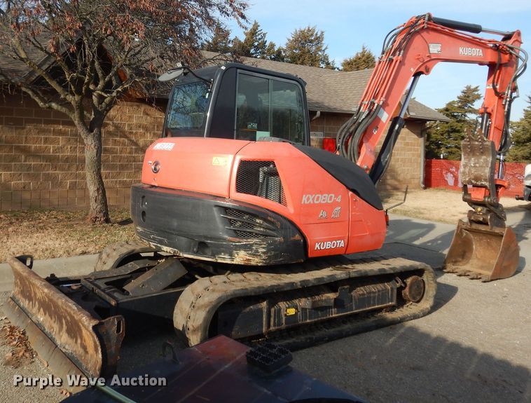 image for item DI6873 2016 Kubota KX080-4  mini excavator