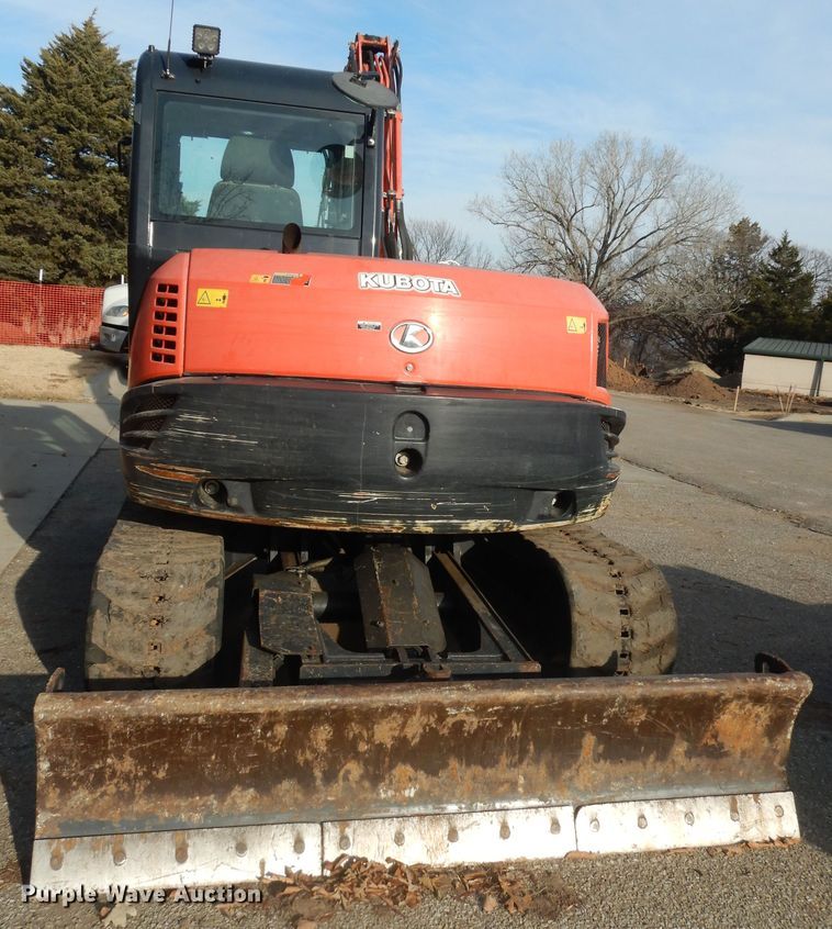 image for item DI6873 2016 Kubota KX080-4  mini excavator