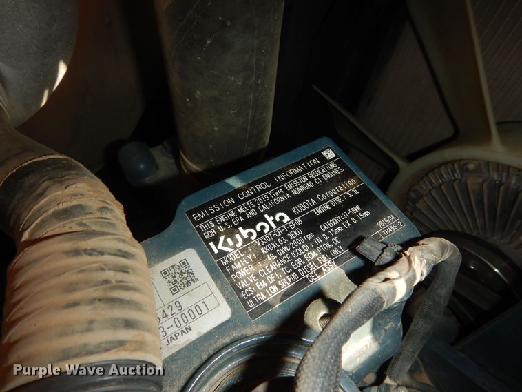 image for item DI6873 2016 Kubota KX080-4  mini excavator