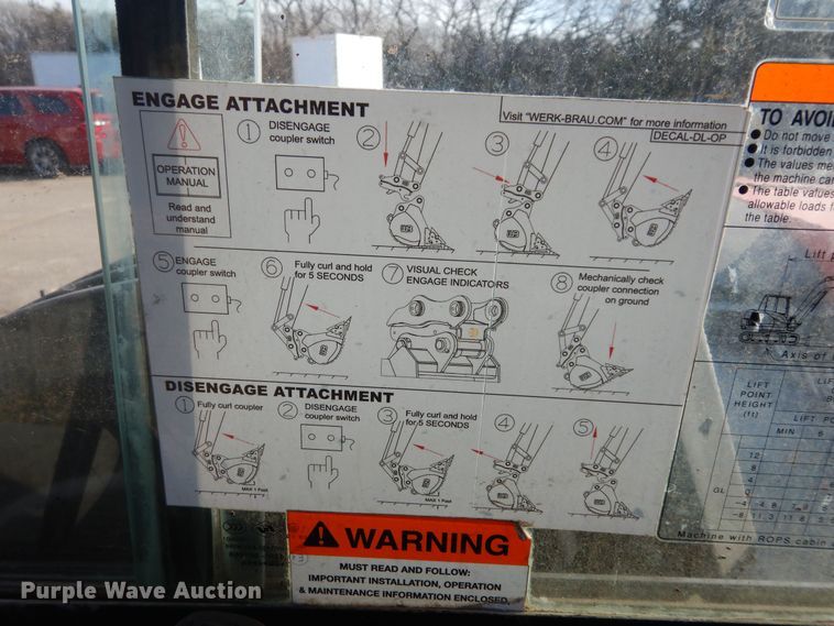 image for item DI6873 2016 Kubota KX080-4  mini excavator