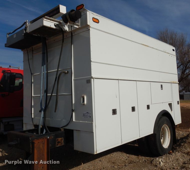 image for item DI6927 Dakota 156LB  enclosed utility bed trailer