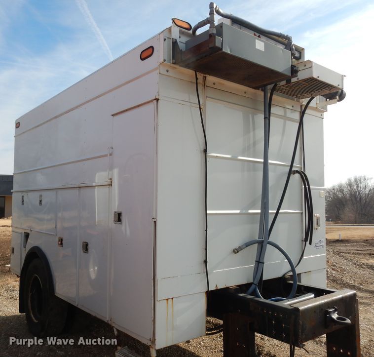 image for item DI6927 Dakota 156LB  enclosed utility bed trailer