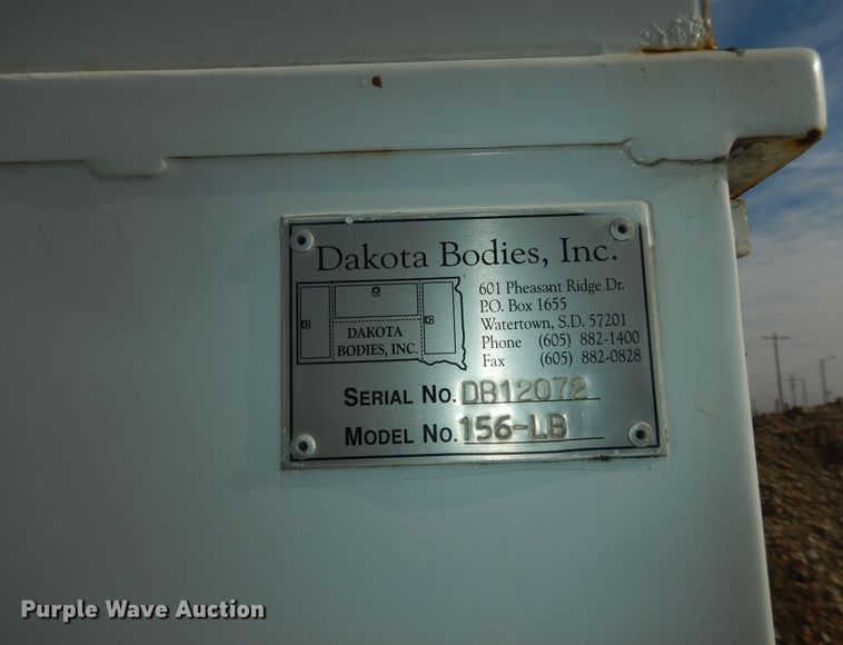 image for item DI6927 Dakota 156LB  enclosed utility bed trailer