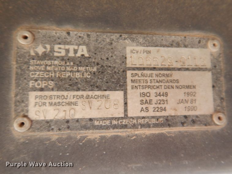 image for item DK2063 2005 Case SV208  single drum vibratory roller