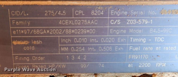 image for item DK2063 2005 Case SV208  single drum vibratory roller