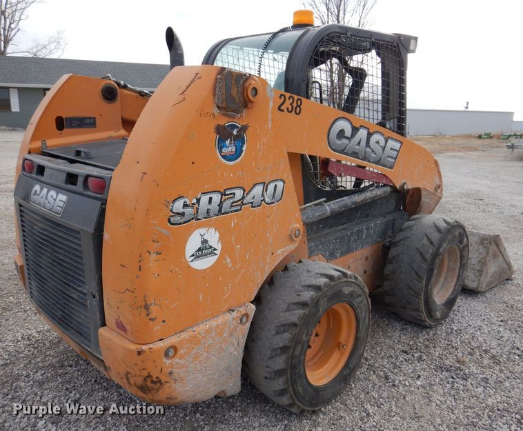 image for item DK2072 2015 Case SR240  skid steer loader