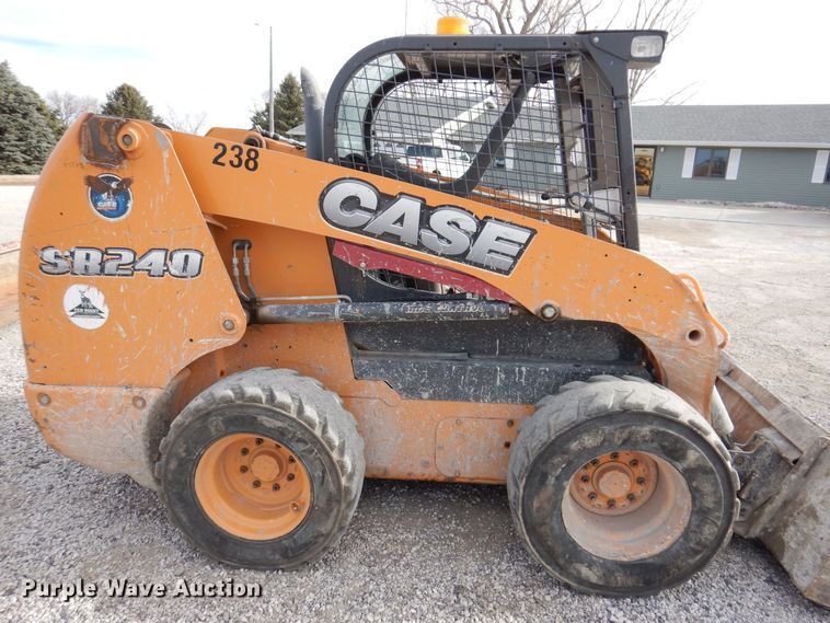 image for item DK2072 2015 Case SR240  skid steer loader