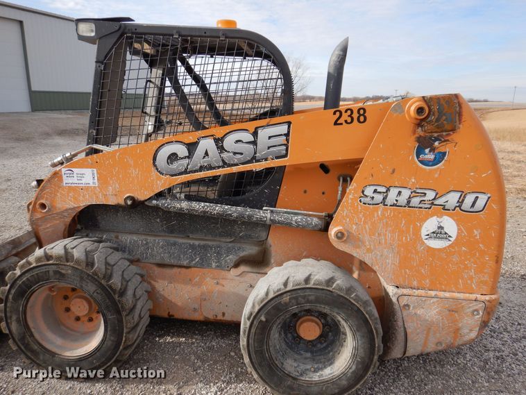 image for item DK2072 2015 Case SR240  skid steer loader