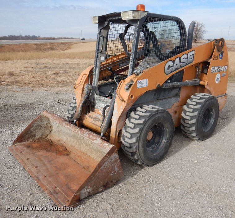 image for item DK2073 2015 Case SR240  skid steer loader