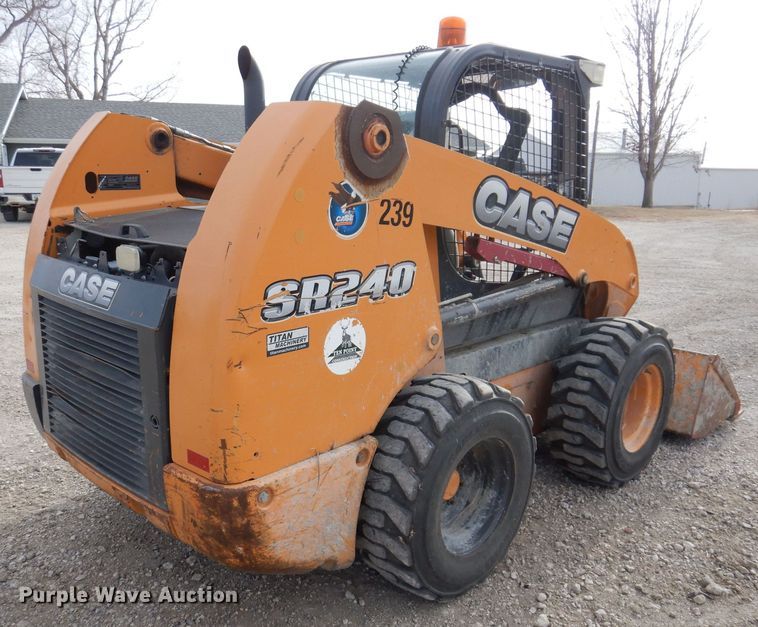 image for item DK2073 2015 Case SR240  skid steer loader
