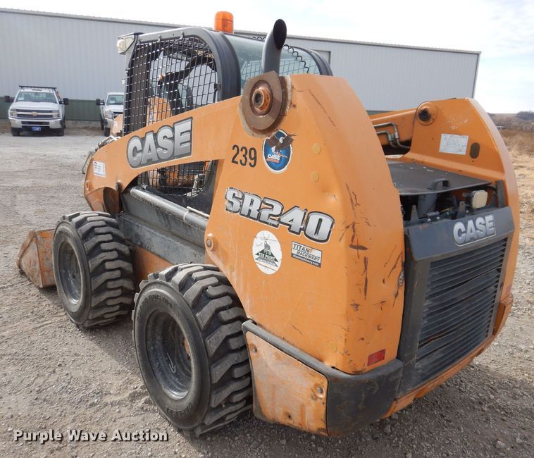 image for item DK2073 2015 Case SR240  skid steer loader